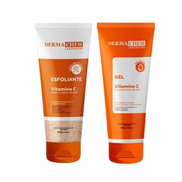 Imagem de Kit Dermachem Vitamina C Esfo 100ml + Gel 100ml