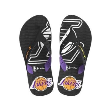Imagem de Chinelo Rider Street Duo Nba Duo Dedo Licenciado Original Cor:Lakers -