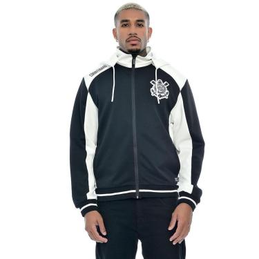 Imagem de Jaqueta Corinthians Oficial Masculina Recorte Com Capuz Cor:;Tamanho:GG-Masculino