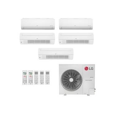 Imagem de Ar-Condicionado Multi Split Inverter LG 52.000 (2x Evap HW 9.000 + 3x Evap Cassete 1 Via 18.000) Só Frio 220V