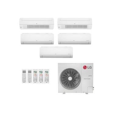Imagem de Ar-Condicionado Multi Split Inverter LG 52.000 (1x Evap HW 9.000 + 2x Evap HW 12.000 + 2x Evap Cassete 1 Via 18.000) Só Frio 220V