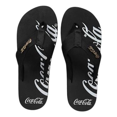 Imagem de Chinelo Coca Cola Wave Spencerian Masculino-Masculino
