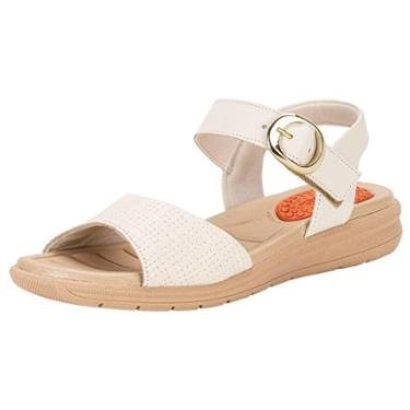 Imagem de Sandália Feminina Flat Usaflex Am15004-Feminino