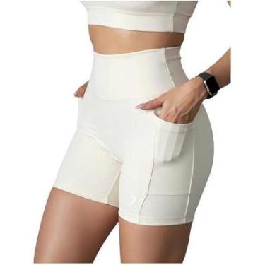 Imagem de Short Com Bolso Feminino Compressão Para Corrida Academia Drisheer-Feminino