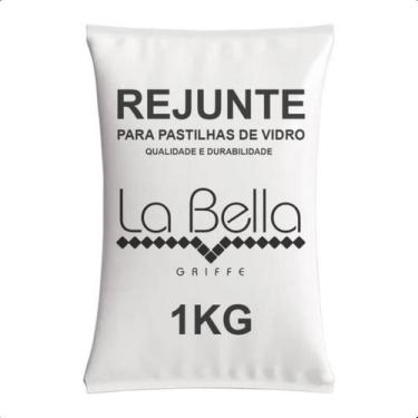 Imagem de Rejunte Acrilico Branco Para Pastilha De Vidro 1kg Pronto Para Uso - L