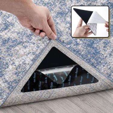 Imagem de Adesivo Antiderrapante Para Canto Tapete Carpete Alta Fixação Piso Mad