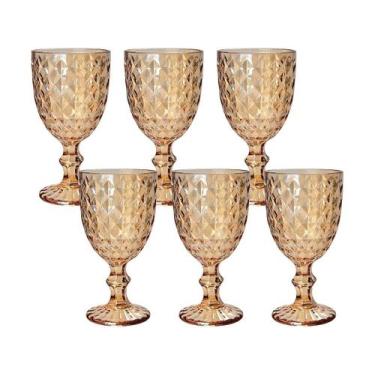 Imagem de Taça de Vidro Furta Cor Roman Rainbow para Água Transparente 345ml Wol