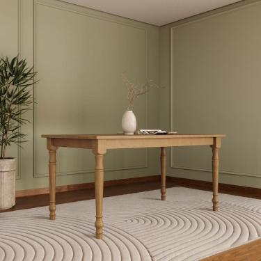 Imagem de Mesa de Jantar 160cm 8979FN Rubi Madeira Maciça Freijó Finestra