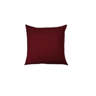 Imagem de Capa Almofada 45x45 Tecido Algodão Cores Lisas Nallu Decor, Vinho