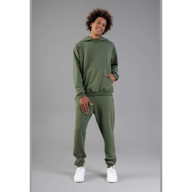 Imagem de Calça em Moletom Adulto Masculino Just Basic, Verde, XGG