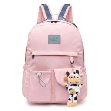 Imagem de Mochila Feminina Escolar Bolsa Casual Notebook Reforçada-Feminino