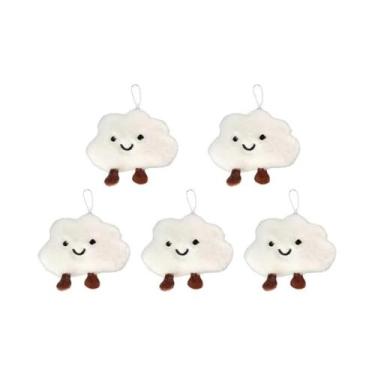 Imagem de Pingente Em Forma De Nuvem, Broche De Pelúcia Fofo, Chaveiro, Charm Pa