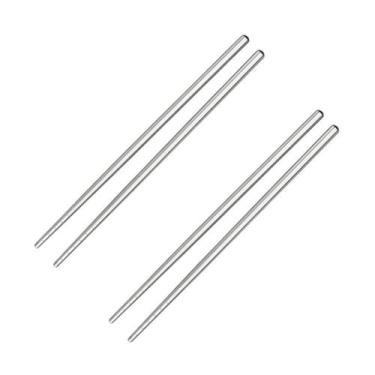Imagem de Hashi De Aço 2 Pares Aço Inoxidável Reutilizável 23cm - Fox