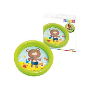 Imagem de Piscina De Bebê 15 Litros Ursinho Diversão Na Praia - Intex