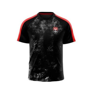 Imagem de Camisa Flamengo Vein Braziline Juvenil, Preto, 4, Juvenil