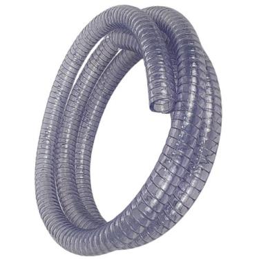 Imagem de Mangueira Sucção Atóxica Alimentícia Mola Aço 1 Polegada - 40 Metros L