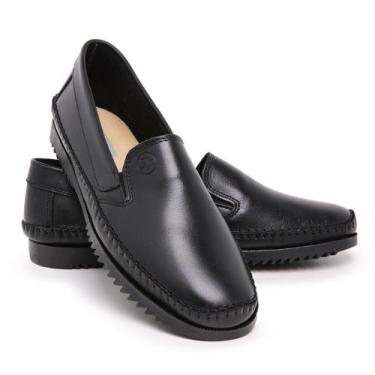 Imagem de Mocassim Masculino Couro Dockside Casual Drive Ref 2020 schi - MPR BOO