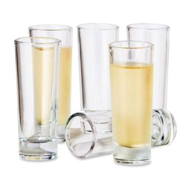 Imagem de Jogo De Copo De Vidro Dose Shot Titanium Com 6 Peças 65ml - Hauskraft