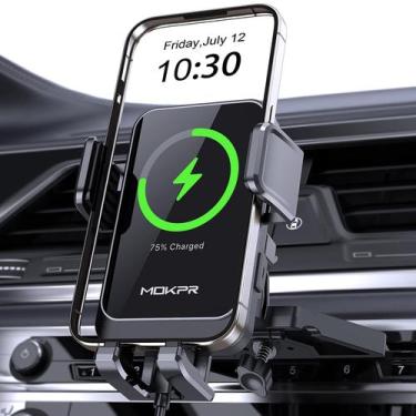 Imagem de Carregador de carro sem fio MOKPR de carregamento rápido para iPhone S