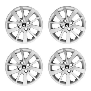 Imagem de Jogo Calota Aro 15 Renault Sandero Logan 2007 2008 Ate 2021 - GFM