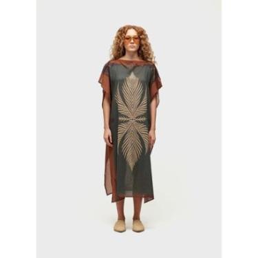 Imagem de Vestido praia scarf leaf OSKLEN-Feminino