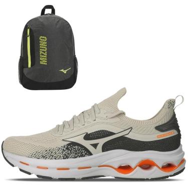 Imagem de Kit 1 Tênis de Corrida Masculino Mizuno Wave Legend 3 e 1 Mochila Champion New-Masculino