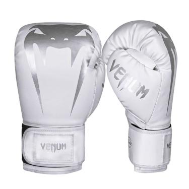 Imagem de Luva de Boxe Venum Giant Full Logo Pro - Branco