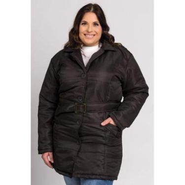 Imagem de Sobretudo Serena Plus Size Microfibra Forrado Feminino-Feminino