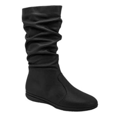 Imagem de Bota Feminina Piccadilly Preto Cano Médio 261025 - Preto-Feminino