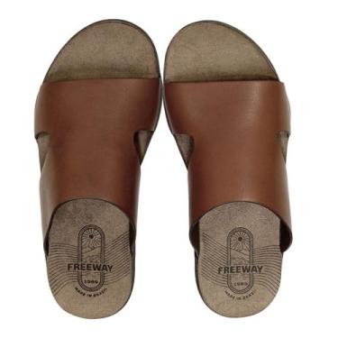 Imagem de Chinelo Slide Masculino Freeway Canastra 07 09  Macio Confortável Cour