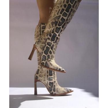 Imagem de Bota Wild Side Naja Pu Azul - Paula Marcelino, Azul, 34