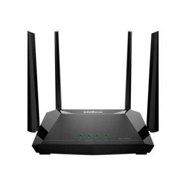 Imagem de Roteador Intelbras Wi-Fi 5 W5-1200G, 1167Mbps, 4 Antenas, Preto - 4750