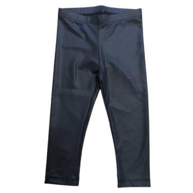 Imagem de Calça Legging Infantil em Cirré Preto Pega Manina 23273 - PEGA MANIA, 