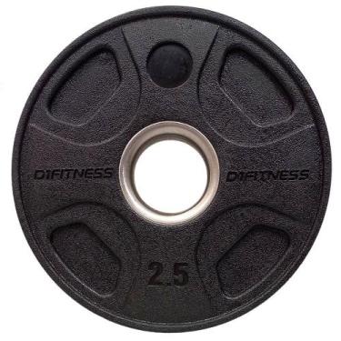 Imagem de Anilha Elite Emborrachada LPO 4 Grips - 2,5kg