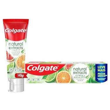 Imagem de Colgate Natural Extracts Citrus e Eucalipto Creme Dental, 140 g