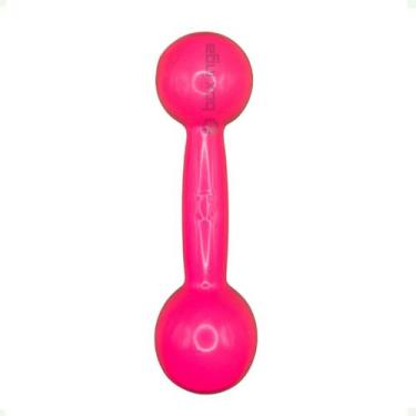 Imagem de Halter Emborrachado 3 Kg - Rosa - 2M FITNESS