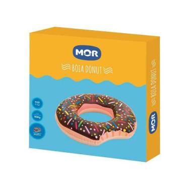 Imagem de Boia Inflavel Donut Marrom Mor 90kg