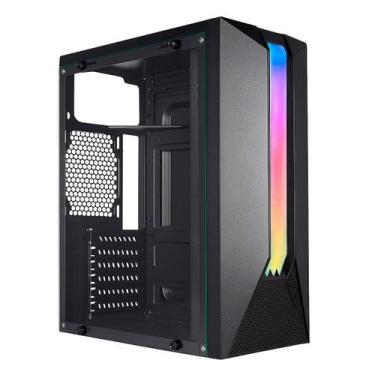 Imagem de Gabinete Gamer K-Mex Bifrost 04AH - Vidro Temperado - ATX - Painel RGB