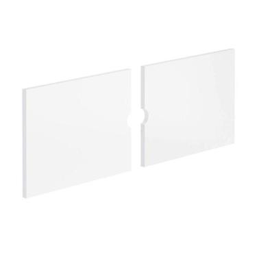 Imagem de Kit 2 Portas para Estante Casinha Casatema MadeiraOriginals Branco