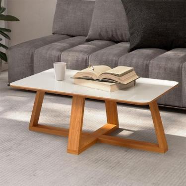 Imagem de Mesa de Centro Sala de Estar 90cm x 60cm 100% MDF Dalla Costa - Dalla 