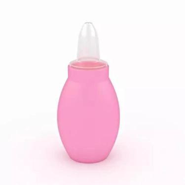 Imagem de Aspirador Nasal Silicone Para Bebes Sugador De Catarro - Anplas, Rosa