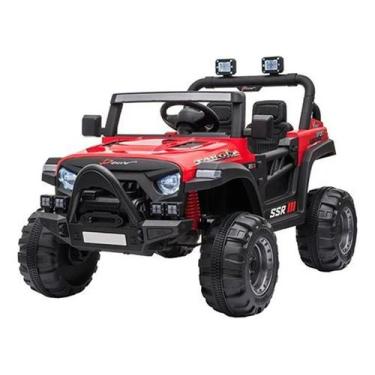 Imagem de Mini carro elétrico infantil utv 12v controle remoto jipe bw241 cor: v