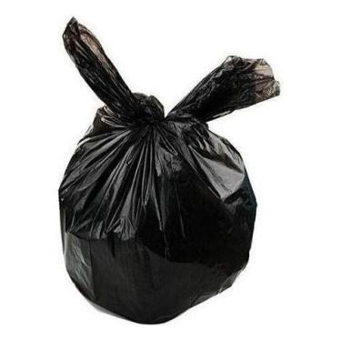 Imagem de Saco De Lixo Preto 100 Litros Com Alça C/ 60 Und Reforçado - Higipack