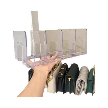 Imagem de Organizadores De Bolsas Em Acrílico Transparente, Pacote Com 2, Suport