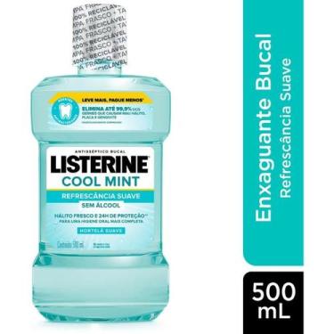 Imagem de Antisséptico bucal listerine cool mint sem alcool 500ml