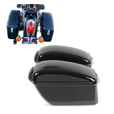 Imagem de Bolsas laterais rígidas para motocicleta ECOTRIC 60L com suportes