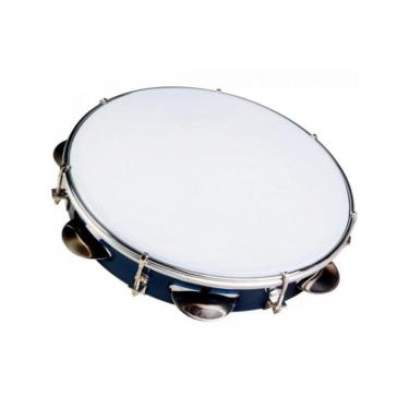 Imagem de Pandeiro 98a com Corpo em Policarbonato Resistente e Pele Azul PHX Instrumentos