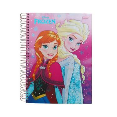 Imagem de Caderno Universitário 10 Matérias Frozen Elsa E Anna - Jandaia