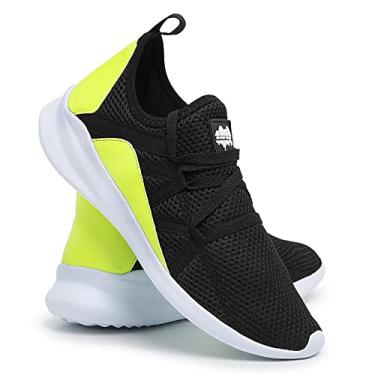 Imagem de Tênis Casual Nylon Fitness Eva Super Leve Academia Conforto - Verde - 44