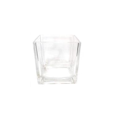 Imagem de Vaso de Vidro Quadrado Liso